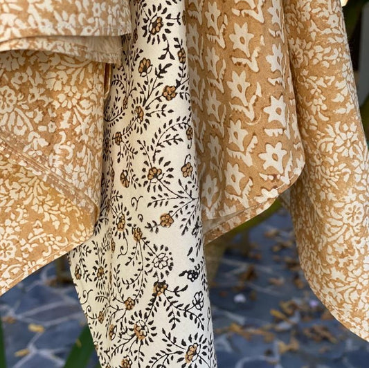 Hand printed napkins