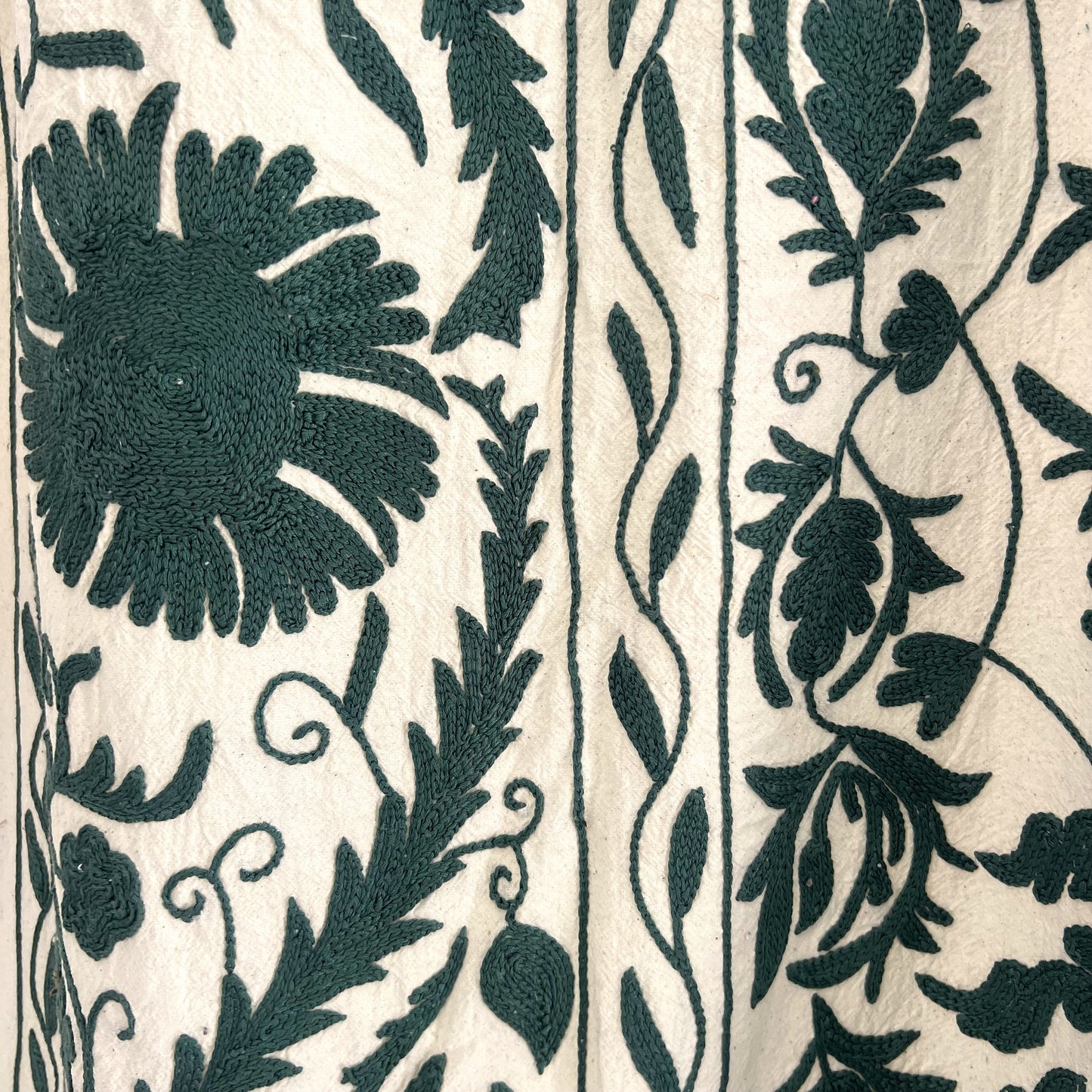 hand embroidered suzani quilt