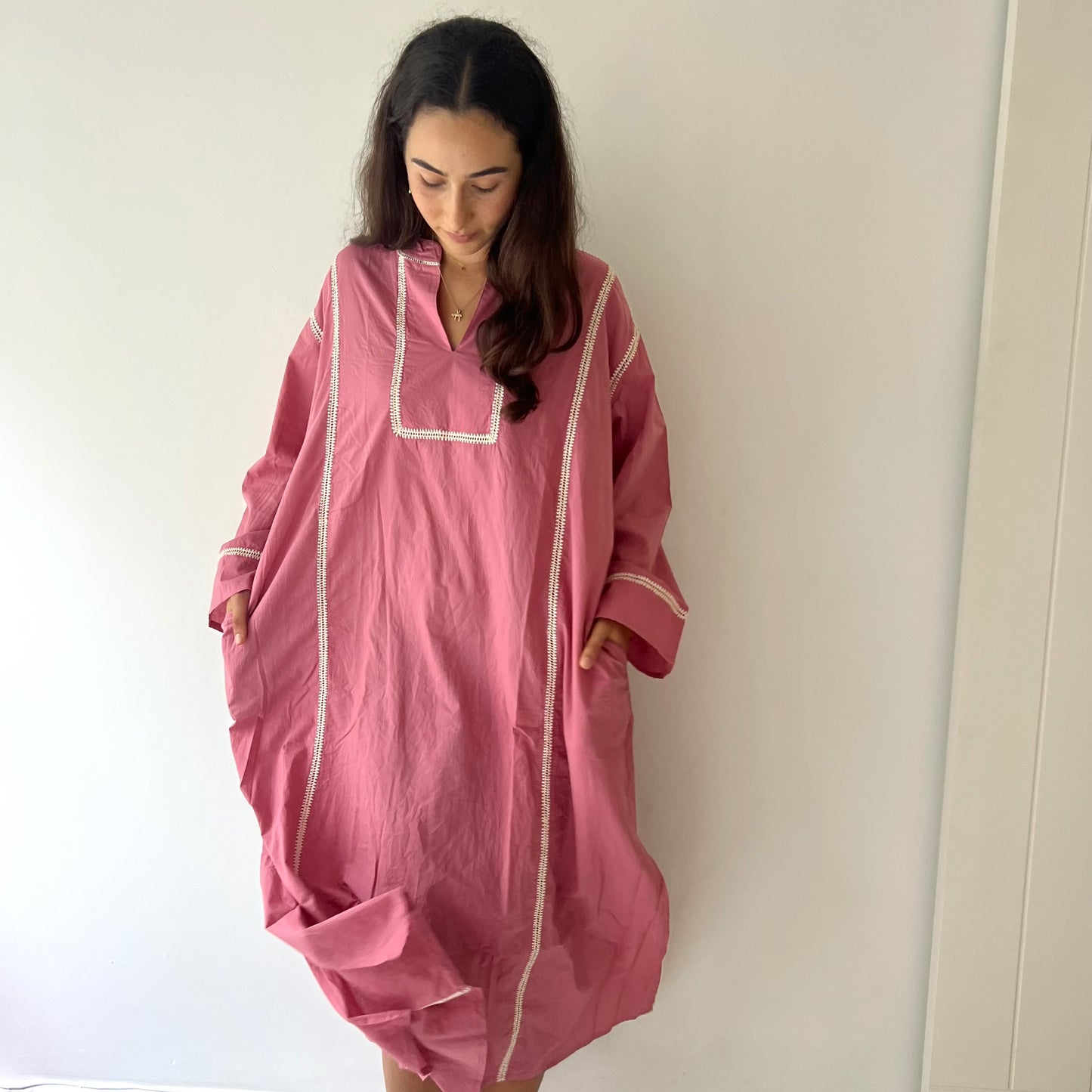 ladder lace kaftan dress 142