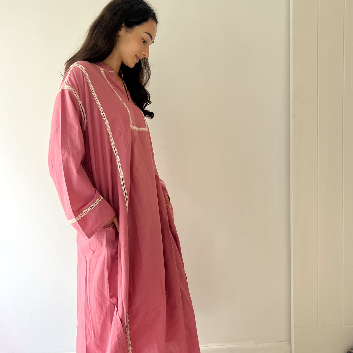 ladder lace kaftan dress 142