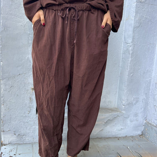 corduroy cotton pull on pants 9