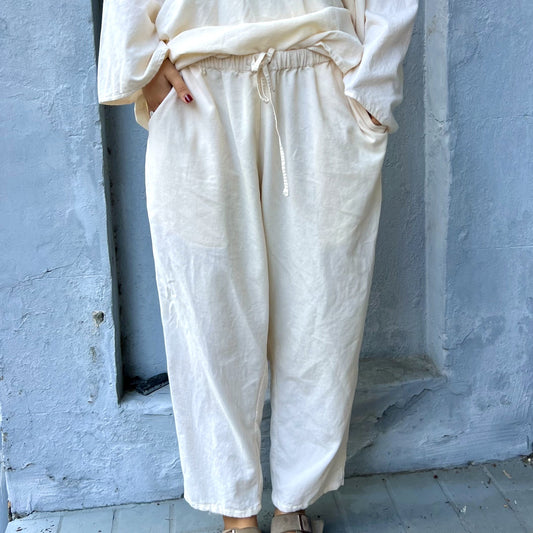 corduroy cotton pull on pants 8