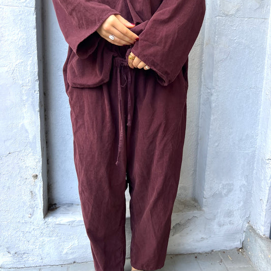 corduroy cotton pull on pants 10