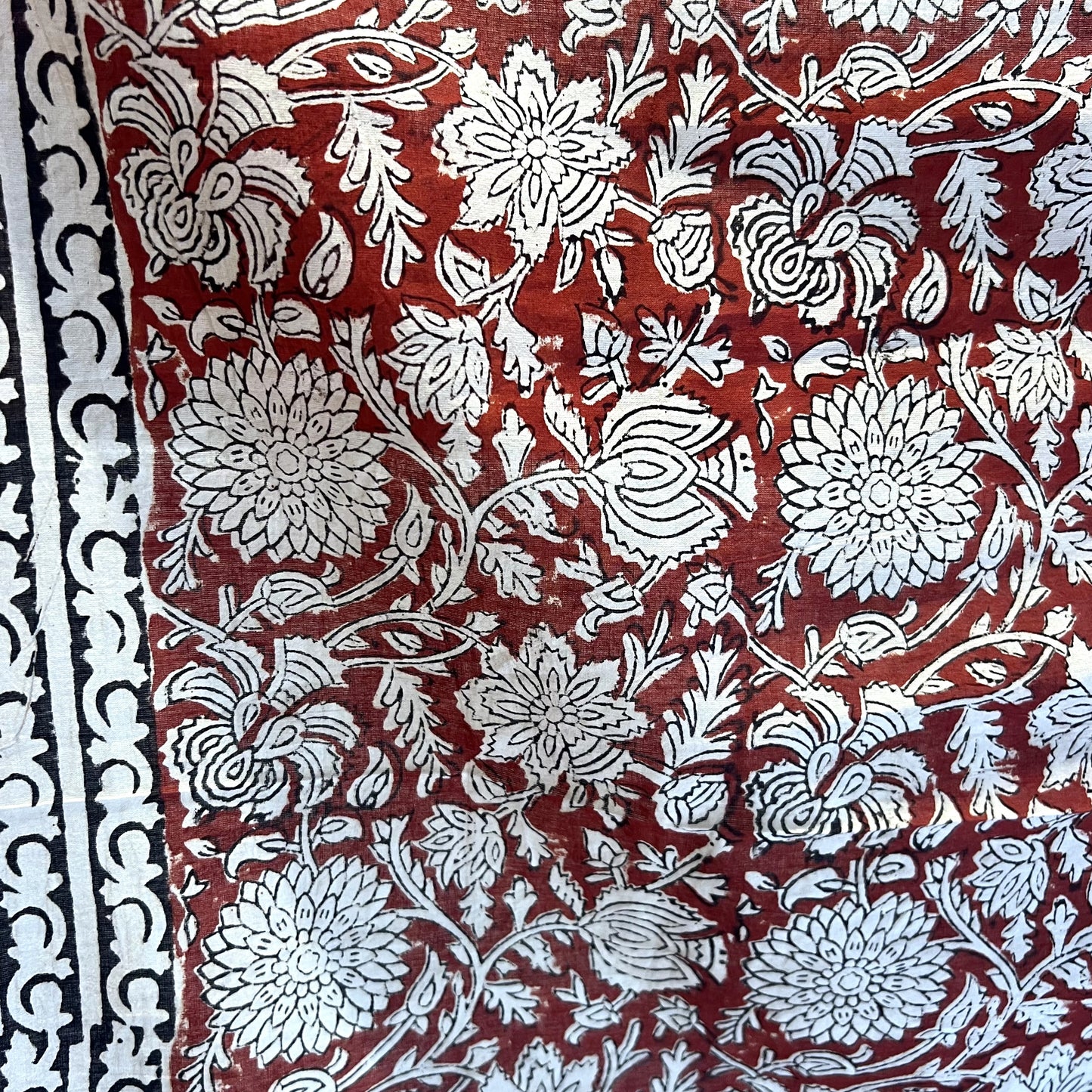 hand block printed cotton sarong