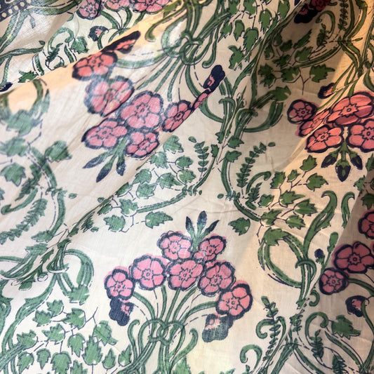 hand block printed cotton sarong