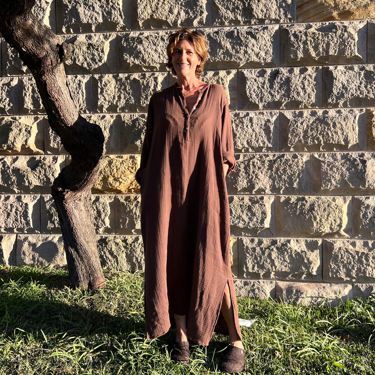 double gauze kaftan 153