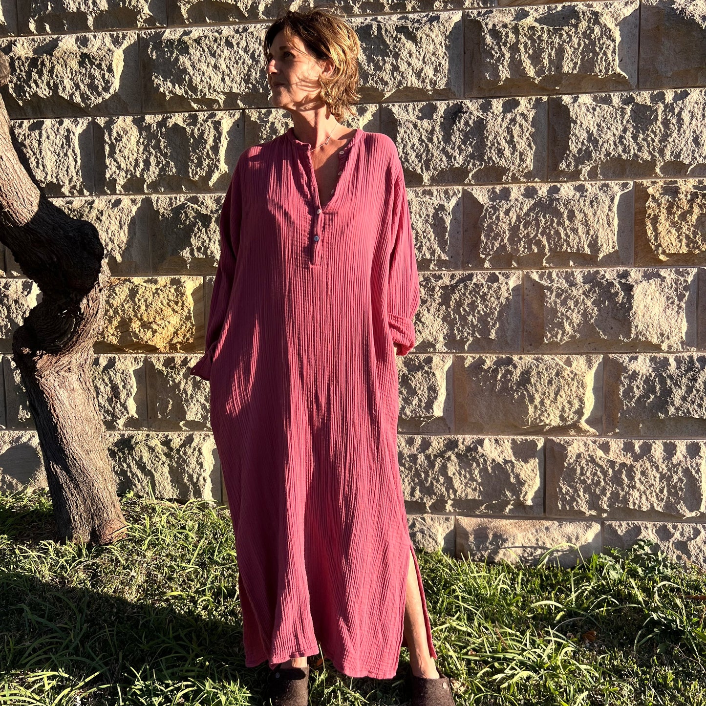 double gauze kaftan 152