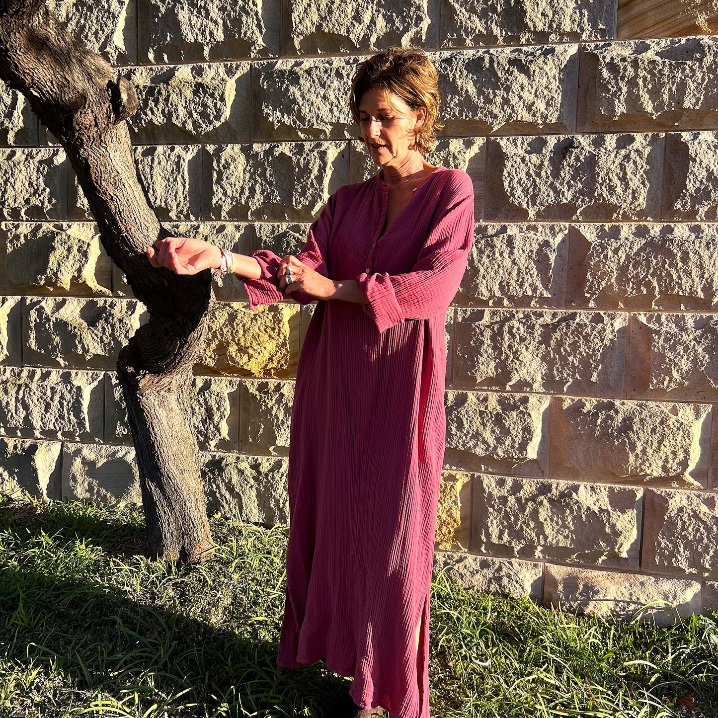 double gauze kaftan 152