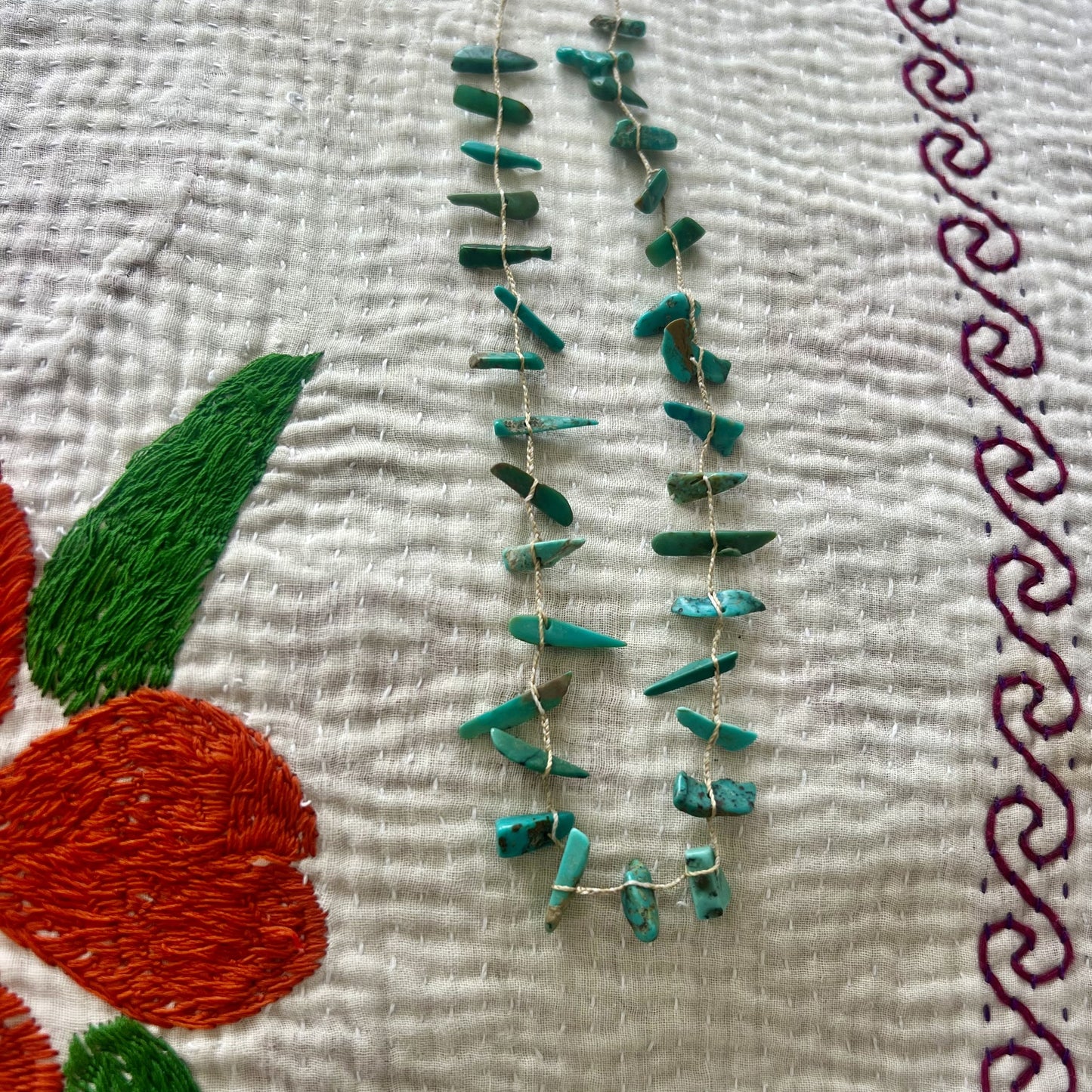 handmade turquoise necklace