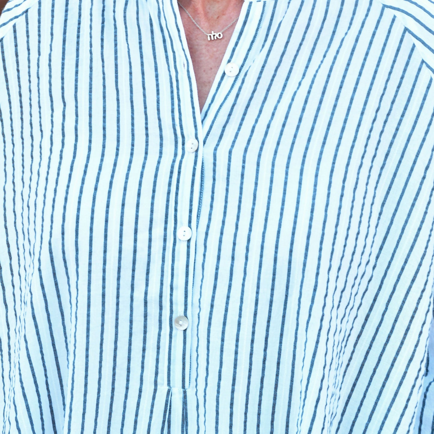 cotton seersucker a line dress 161