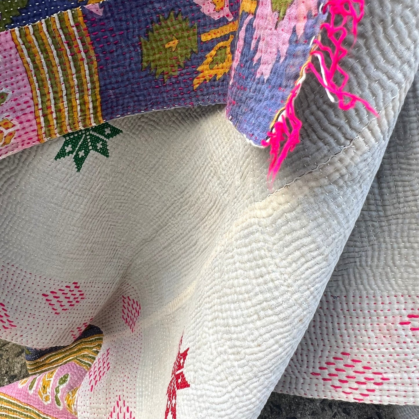 vintage kantha quilt