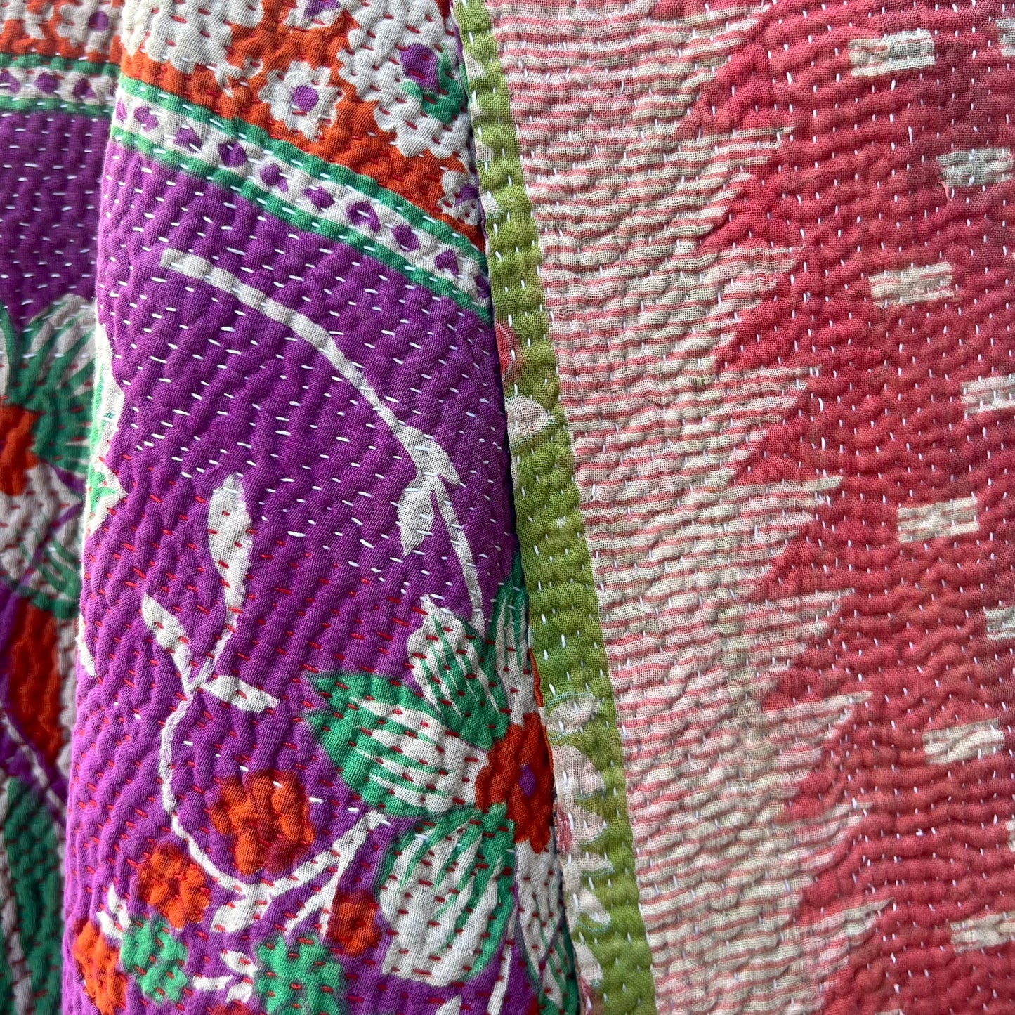 vintage kantha quilt