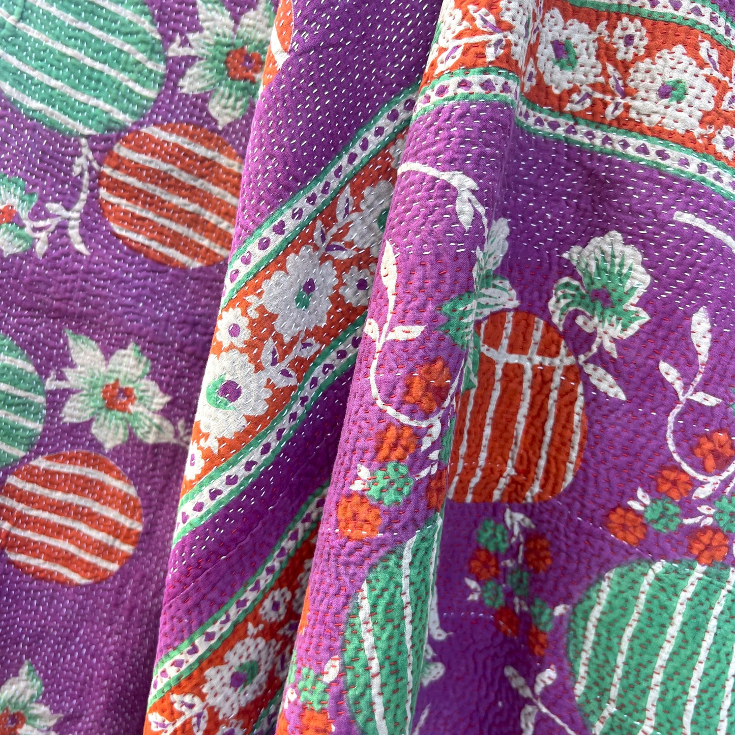 vintage kantha quilt