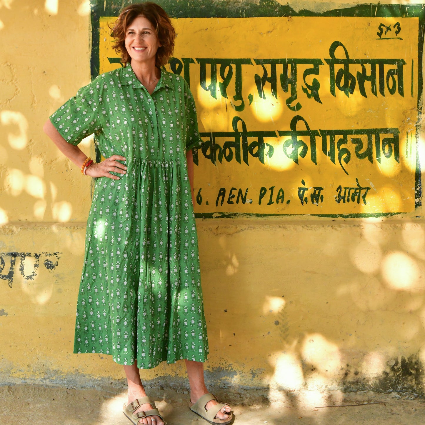 cotton collared dress 175