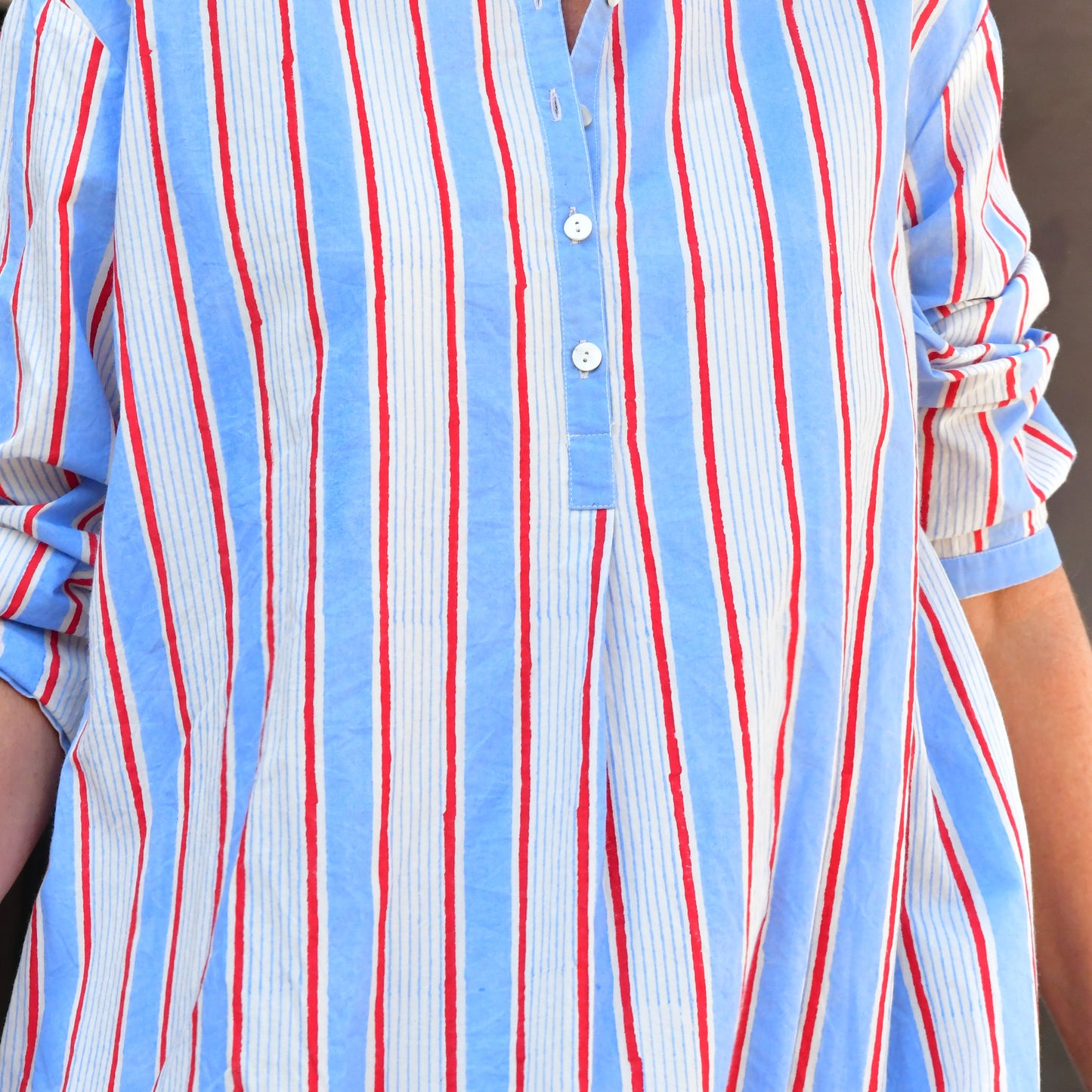 hand block printed cotton dress 172