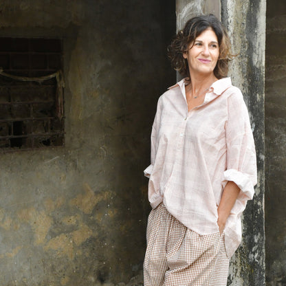 block printed collar shirt 29