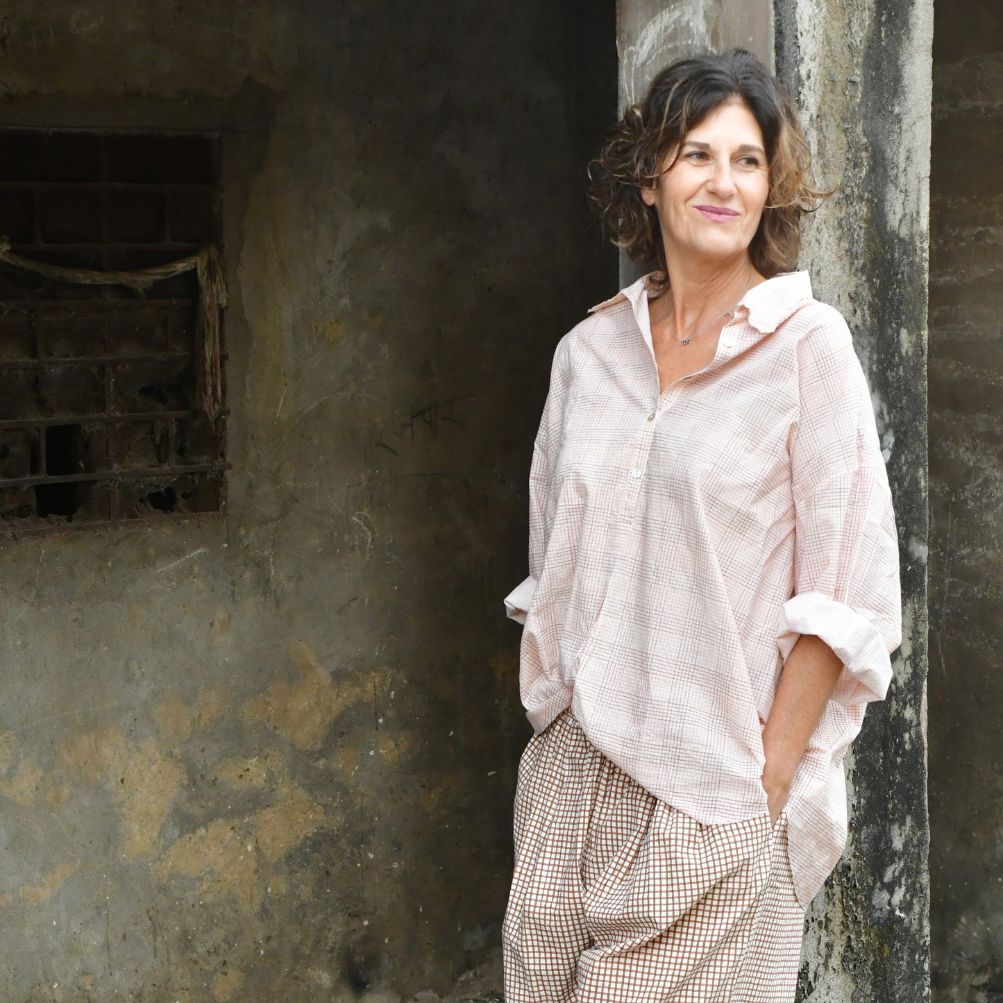 block print relaxed pant 20