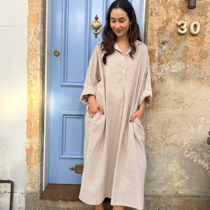seersucker collar dress 144