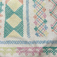 kantha quilt with embroidery