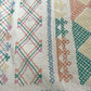kantha quilt with embroidery