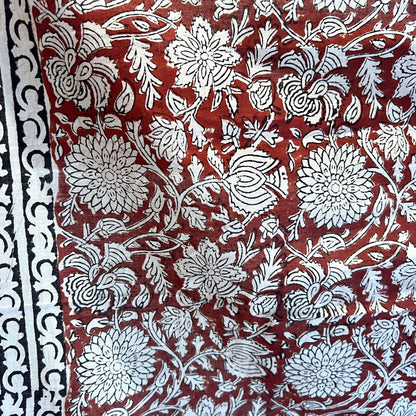 hand block printed cotton sarong