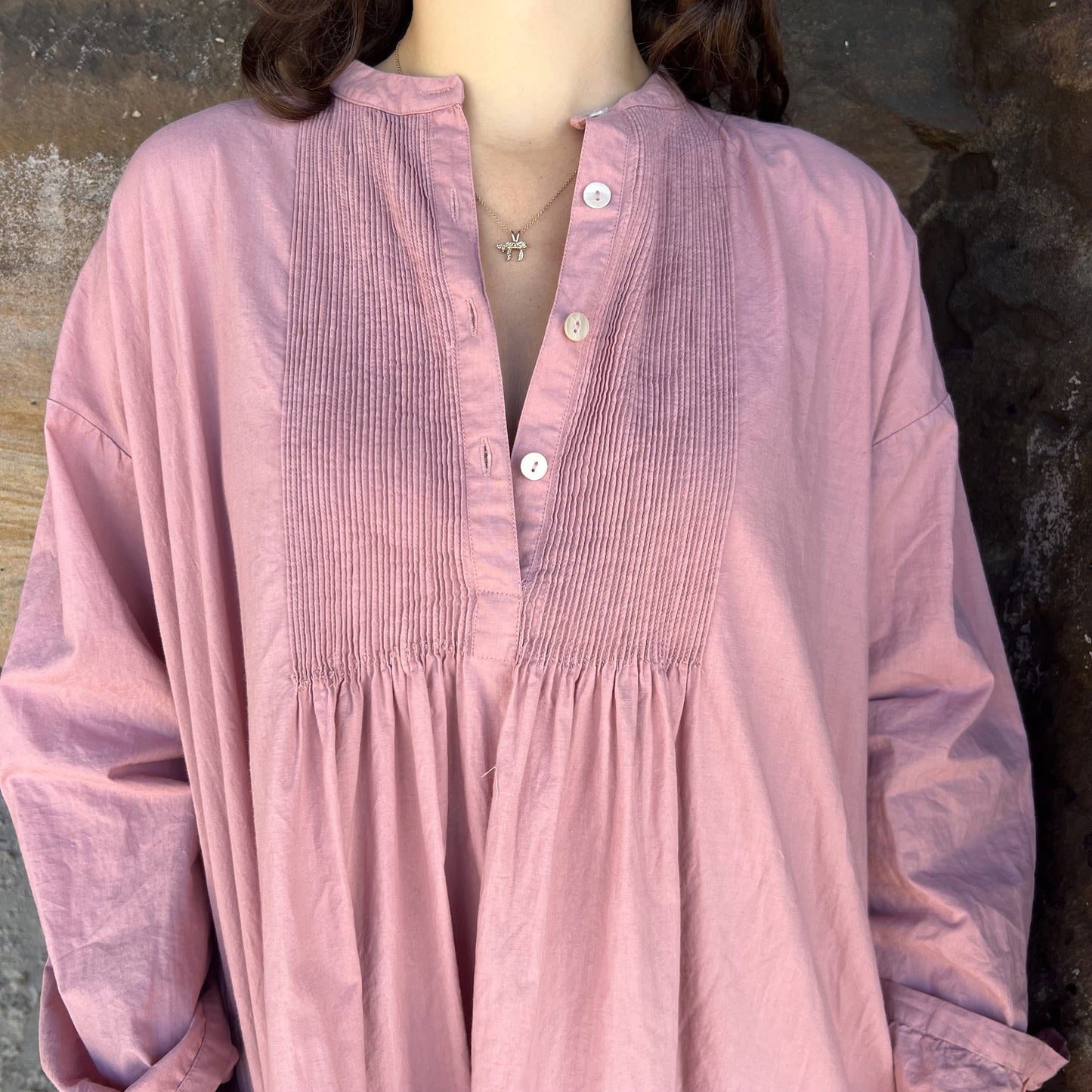 cotton pleated dress 148