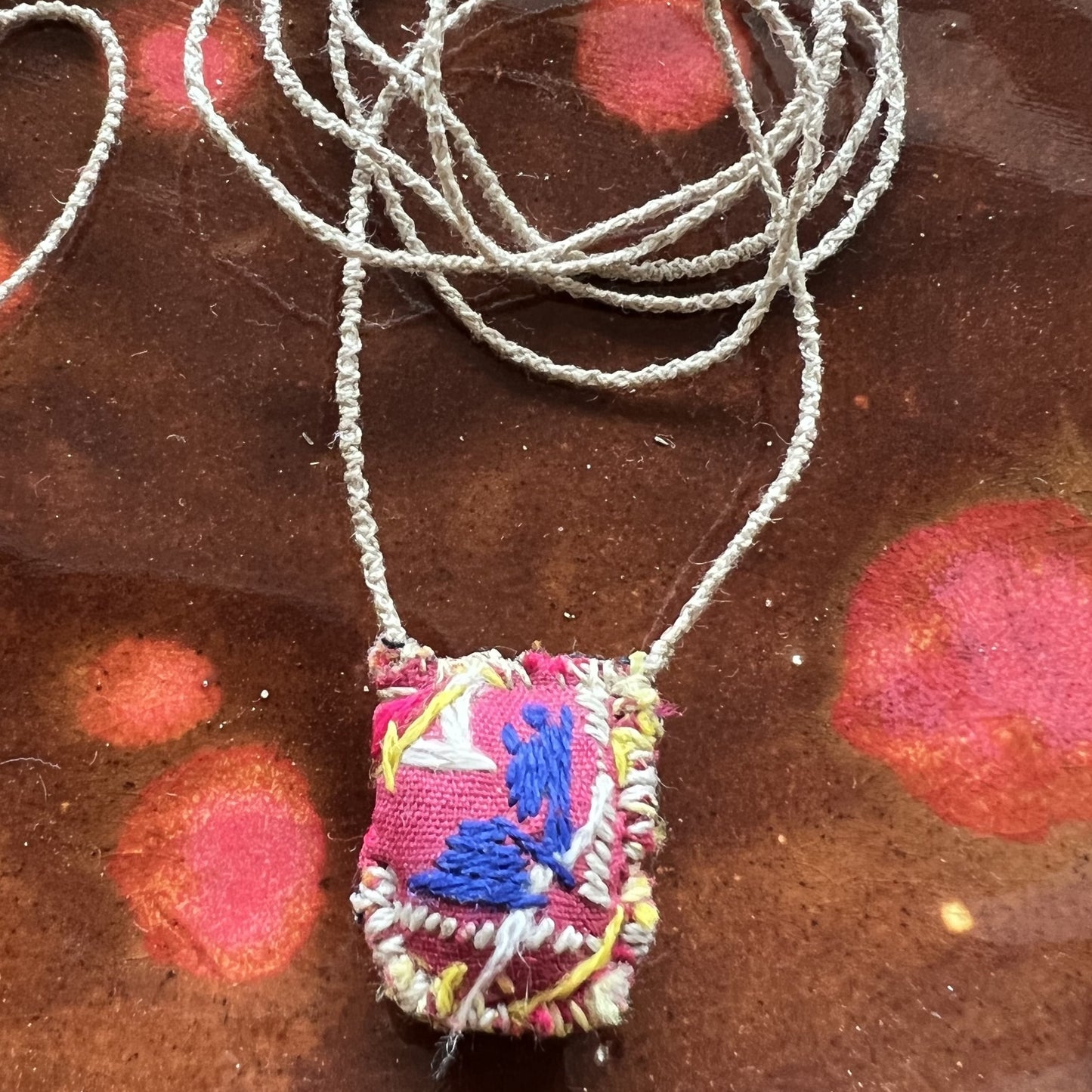 handmade by diana - pouch necklace