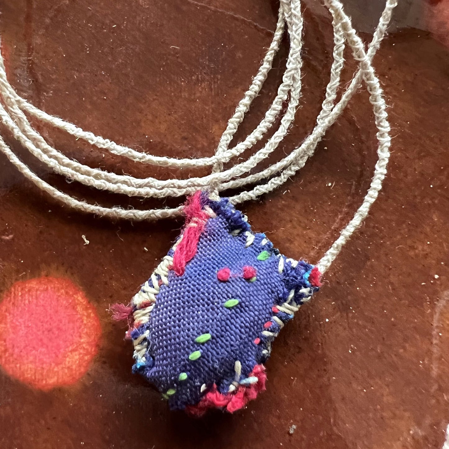 handmade by diana - pouch necklace