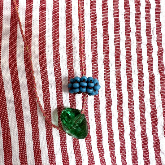 handmade by diana - glass bead necklace