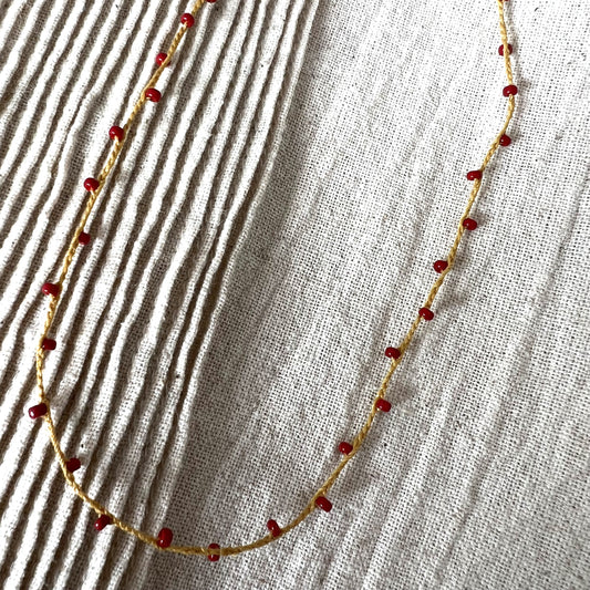 handmade by diana - beaded choker necklace