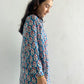 hand block printed floral cotton dress 95