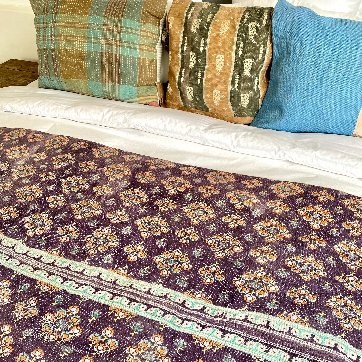 vintage kantha quilt