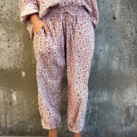 block print cotton pants 21