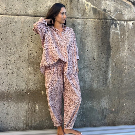 block print cotton pants 21