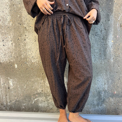 block print cotton pants 20