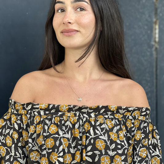 floral cotton ruffle  dress 192