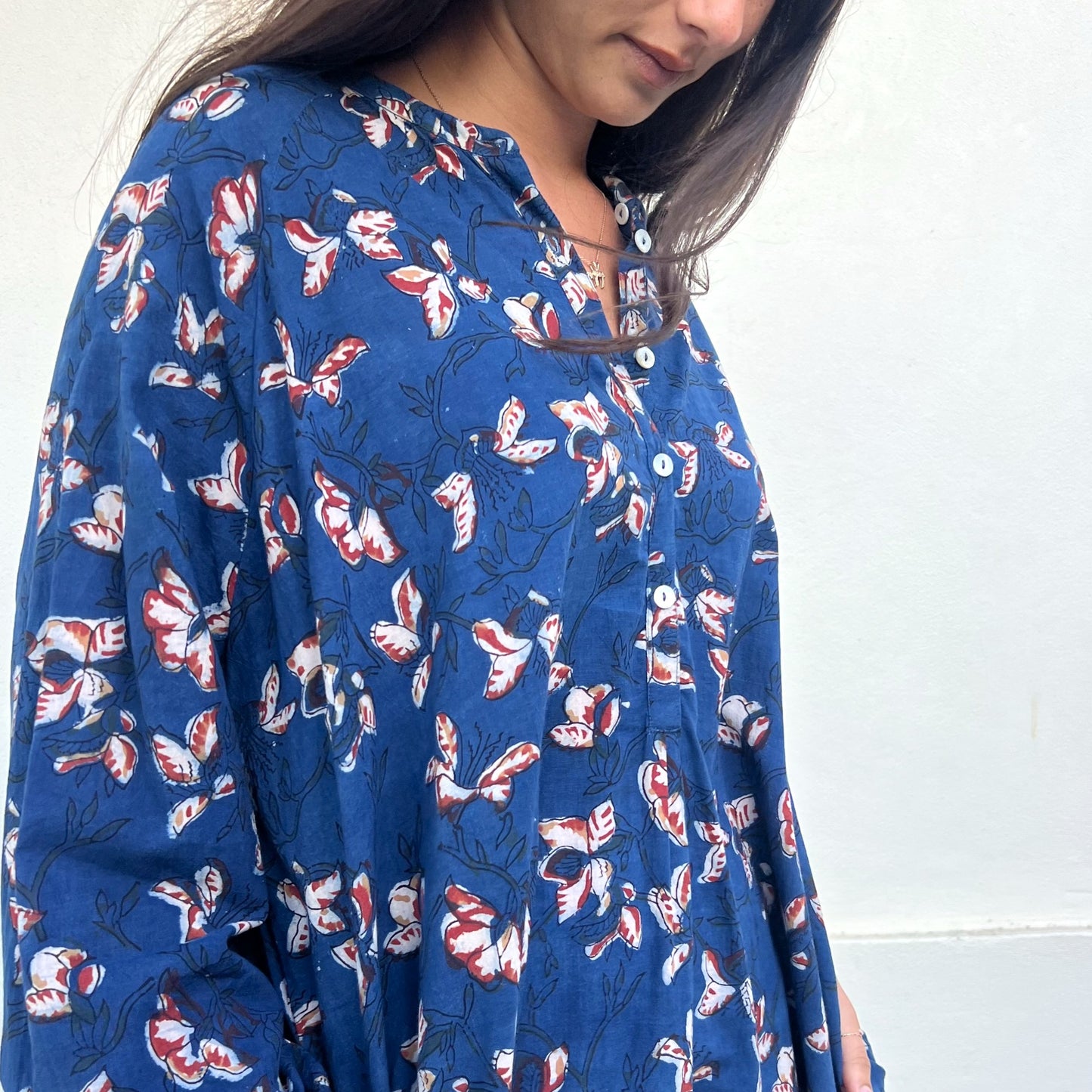 floral cotton dress 196