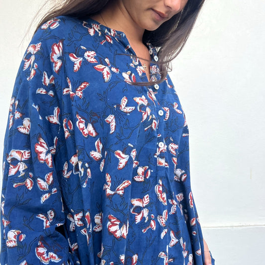 floral cotton dress 196