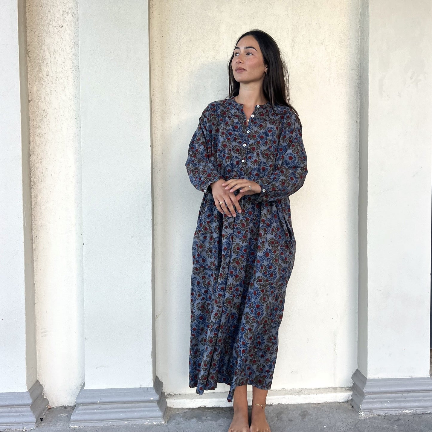 floral cotton dress 198