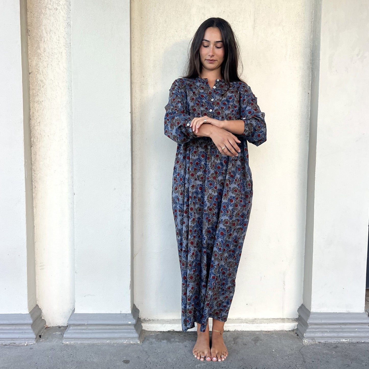 floral cotton dress 198