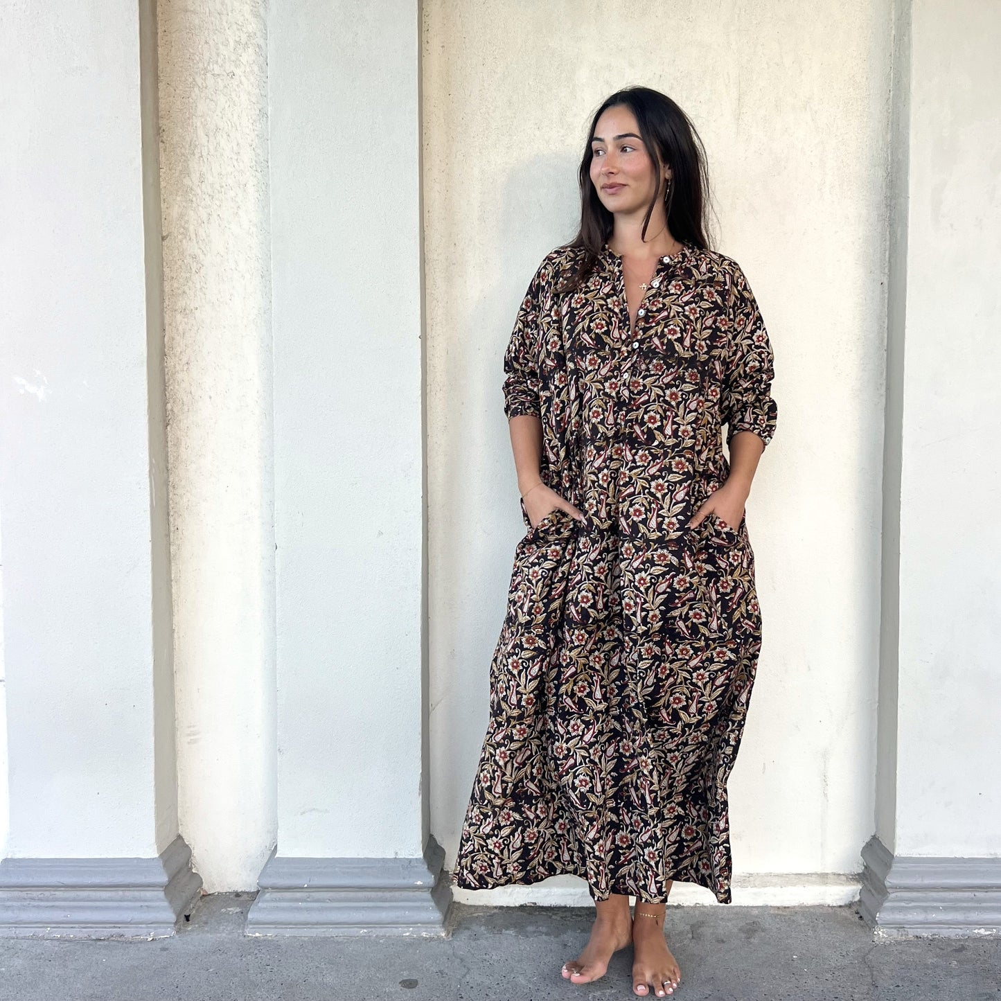 floral cotton dress 197