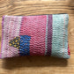 vintage kantha pouch small