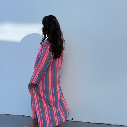 cotton stripe kaftan 183