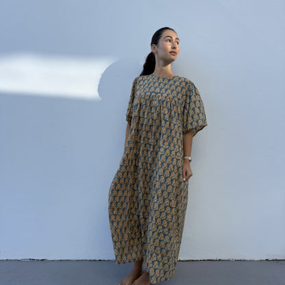 cotton batwing kalamkari dress 184