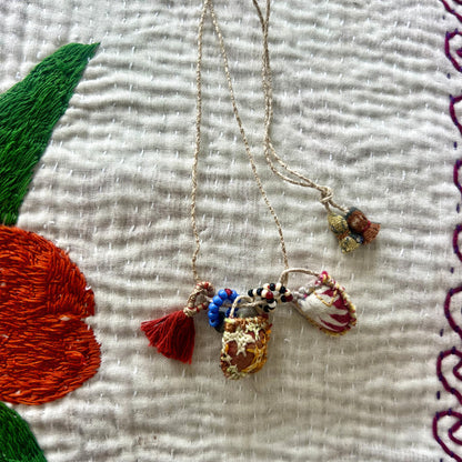 handmade charm necklace