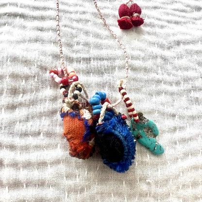 handmade charm necklace