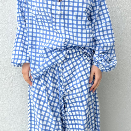 cotton blockprint pull on pants 2