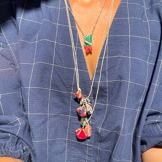 handmade charm necklace