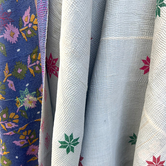 vintage kantha quilt