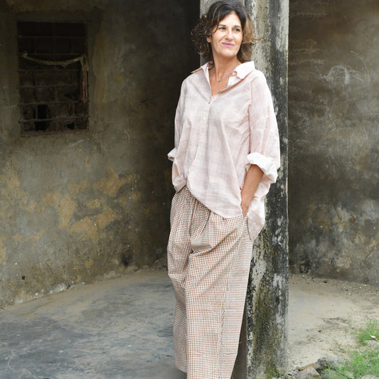 block print relaxed pant 20